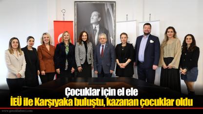 İEÜ ile Karşıyaka buluştu, kazanan çocuklar oldu