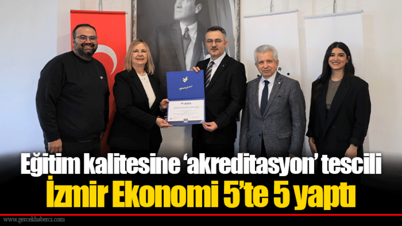 İzmir Ekonomi 5’te 5 yaptı