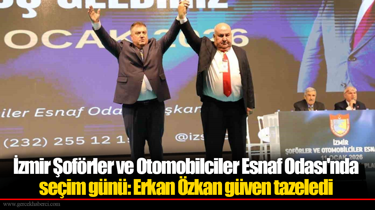İzmir Şoförler ve Otomobilciler Esnaf Odası'nda seçim günü: Erkan Özkan güven tazeledi