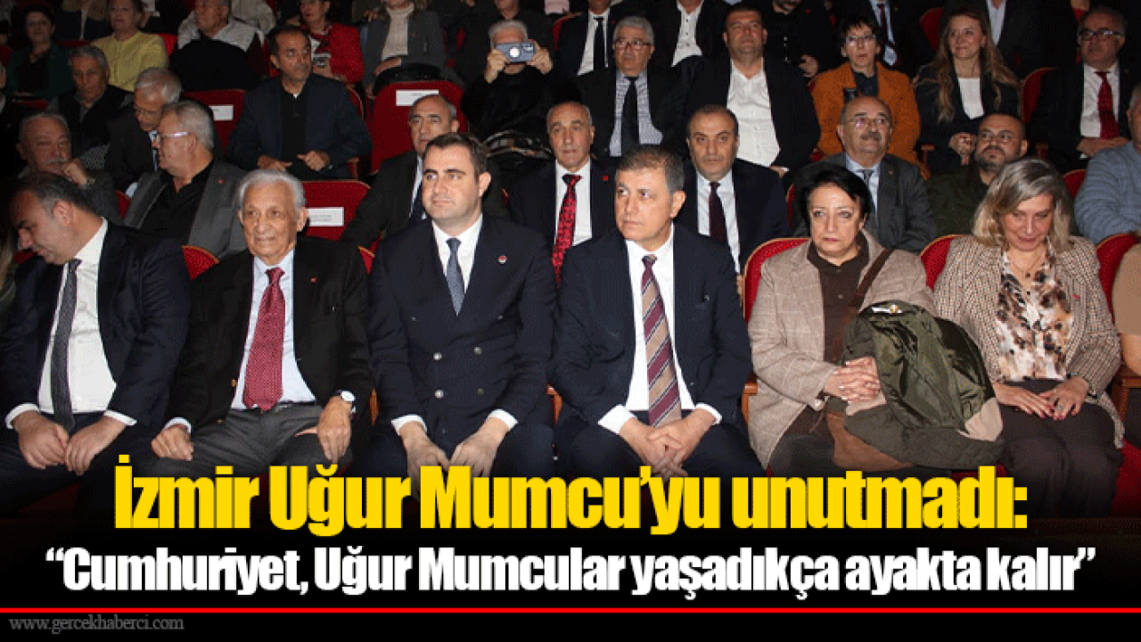 İzmir Uğur Mumcu’yu unutmadı: “Cumhuriyet, Uğur Mumcular yaşadıkça ayakta kalır”