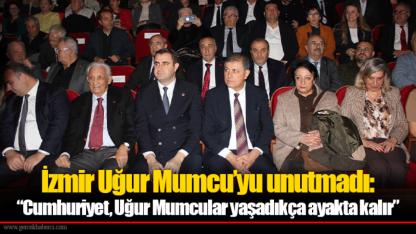 İzmir Uğur Mumcu’yu unutmadı: “Cumhuriyet, Uğur Mumcular yaşadıkça ayakta kalır”