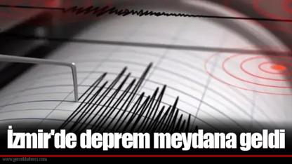 İzmir'de 3.8 büyüklüğünde deprem