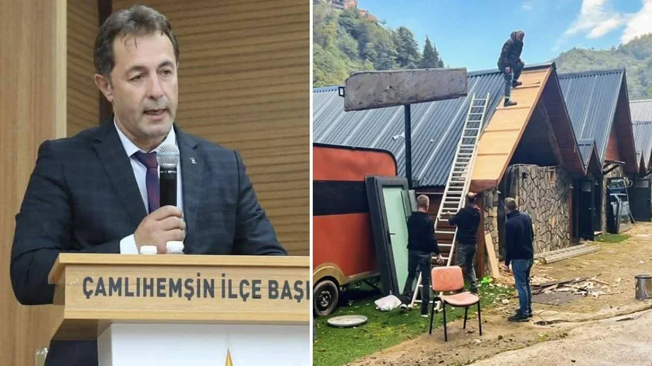Kaçak bungalovdan hapis cezası aldı: AK Partili ilçe başkanı istifa etti
