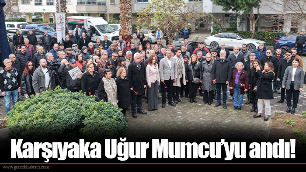 Karşıyaka Uğur Mumcu’yu andı!
