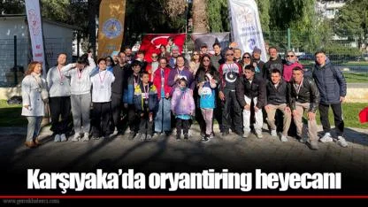 Karşıyaka’da oryantiring heyecanı