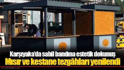 Karşıyaka’da sahil bandına estetik dokunuş