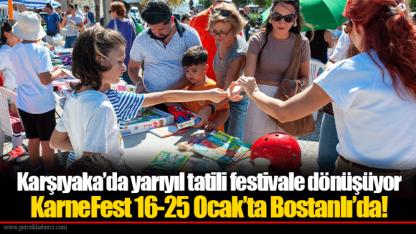 Karşıyaka’da yarıyıl tatili festivale dönüşüyor