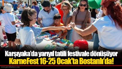 Karşıyaka’da yarıyıl tatili festivale dönüşüyor