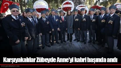 Karşıyakalılar Zübeyde Anne’yi kabri başında andı