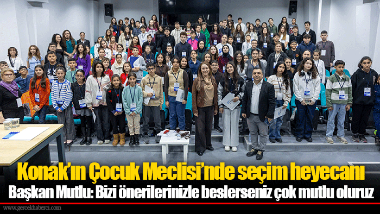 Konak’ın Çocuk Meclisi’nde seçim heyecanı