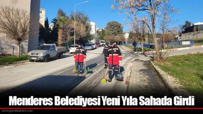 Menderes Belediyesi Yeni Yıla Sahada Girdi