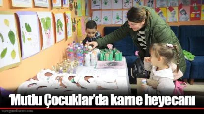 ‘Mutlu Çocuklar’da karne heyecanı