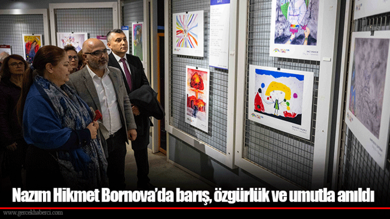 Nazım Hikmet Bornova’da barış, özgürlük ve umutla anıldı