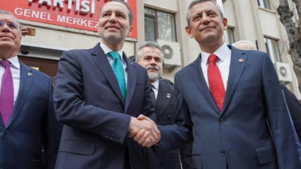 Özgür Özel'den Fatih Erbakan'a ziyaret: AK Parti'ye katılanlara ibreti alem olsun