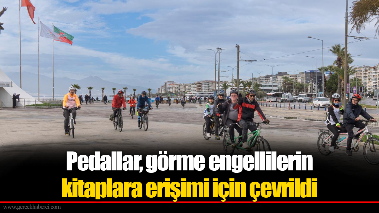 Pedallar, görme engellilerin kitaplara erişimi için çevrildi
