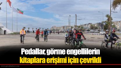 Pedallar, görme engellilerin kitaplara erişimi için çevrildi