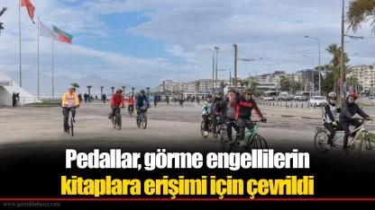 Pedallar, görme engellilerin kitaplara erişimi için çevrildi