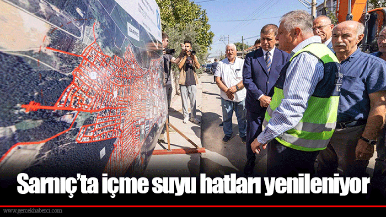 Sarnıç’ta içme suyu hatları yenileniyor