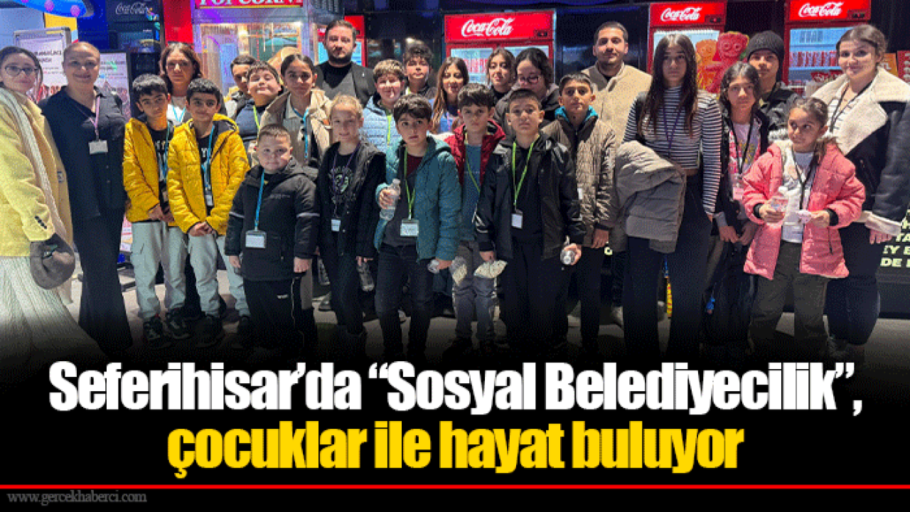 Seferihisar’da “Sosyal Belediyecilik”, çocuklar ile hayat buluyor