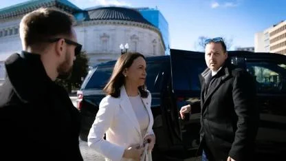 Trump, Venezuela muhalefet lideri Machado ile Beyaz Saray'da bir araya geldi