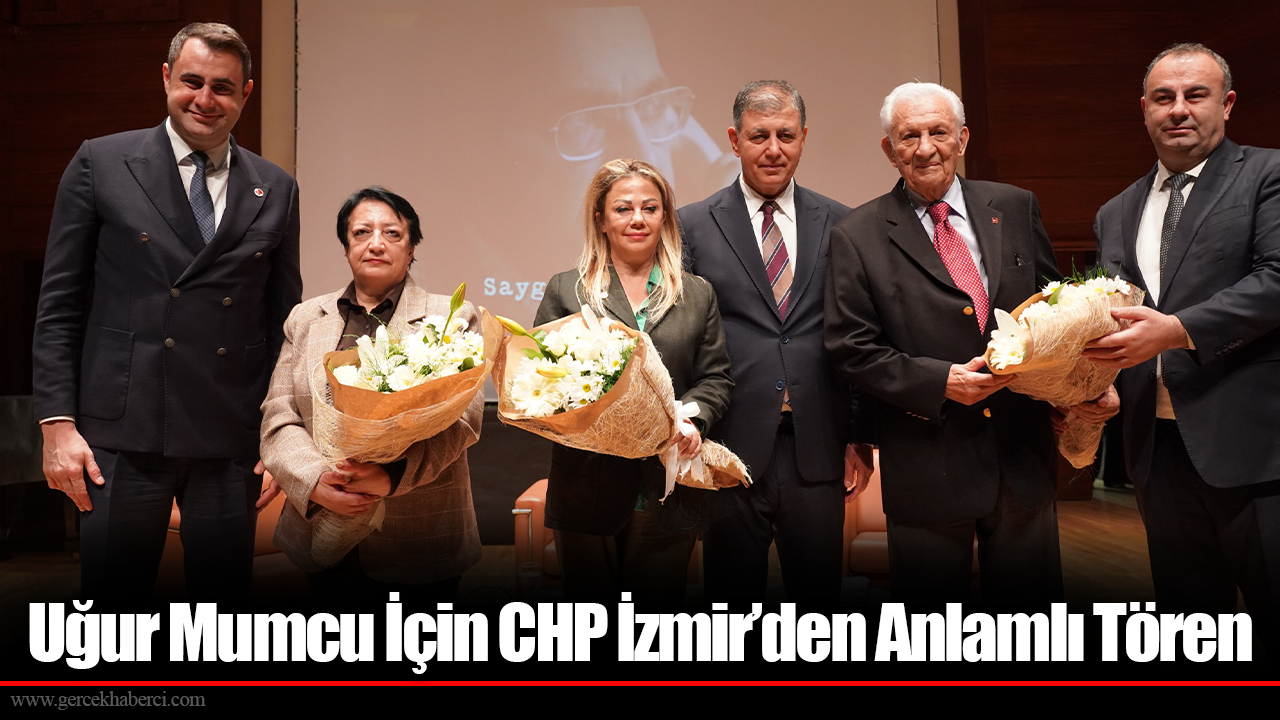 Uğur Mumcu İçin Chp İzmir’den Anlamlı Tören