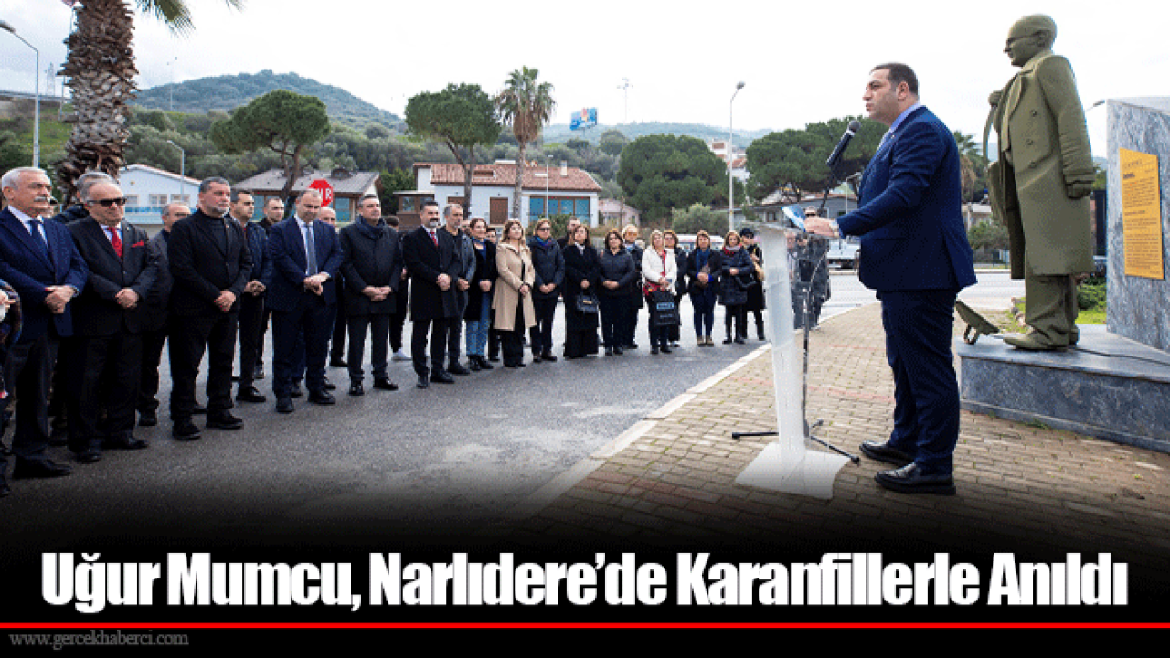 Uğur Mumcu, Narlıdere’de Karanfillerle Anıldı