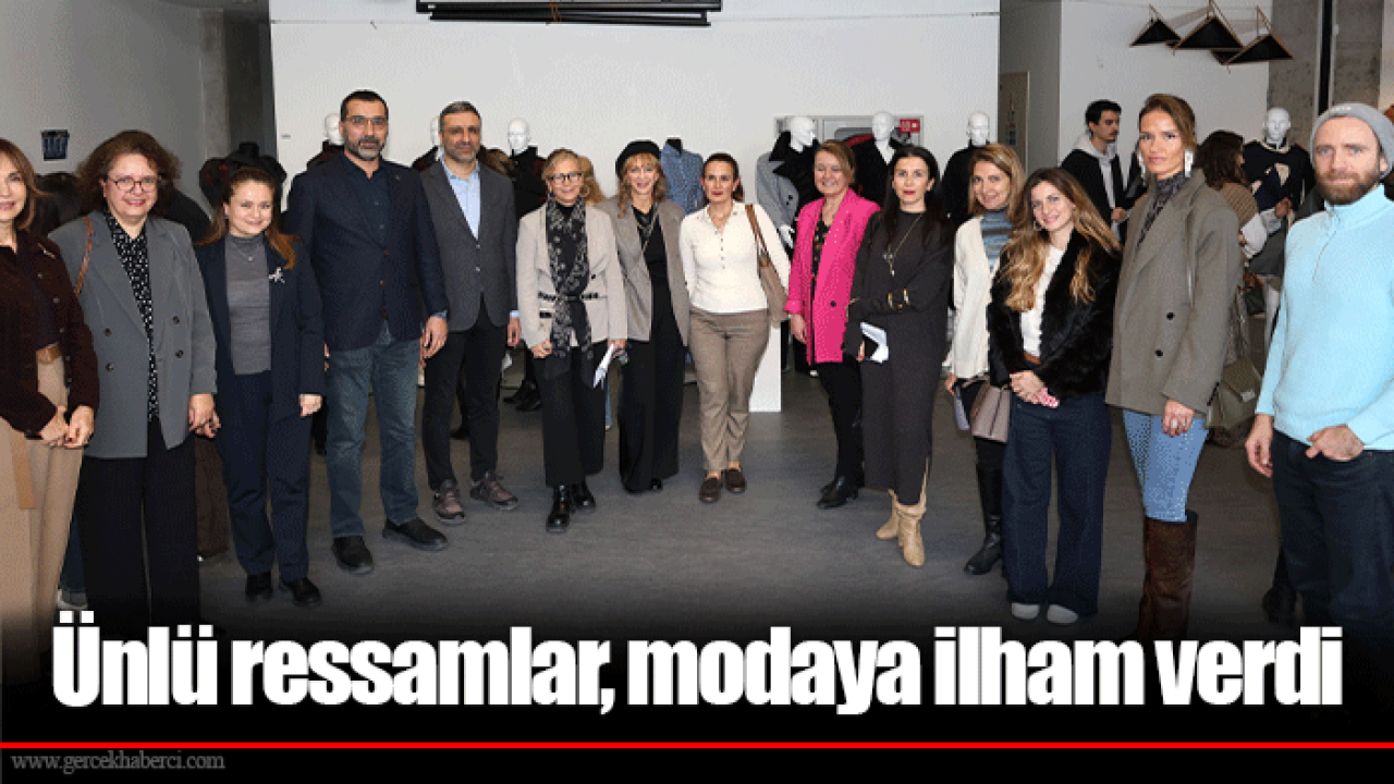 Ünlü ressamlar, modaya ilham verdi