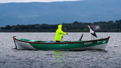 15. yılda da Adem Amca'yı unutmadı! Yaren Leylek yeniden geldi