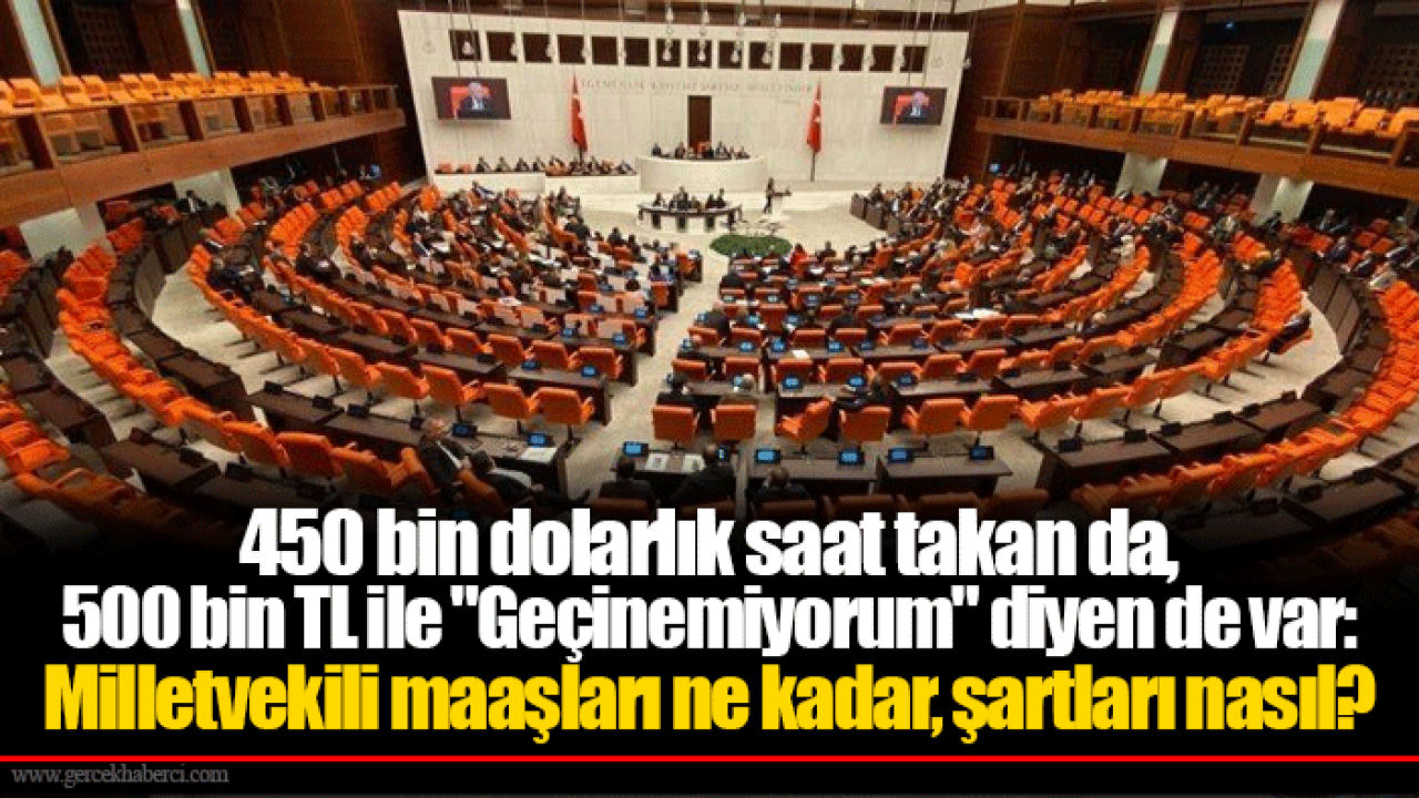 450 bin dolarlık saat takan da, 500 bin TL ile "Geçinemiyorum" diyen de var: Milletvekili maaşları ne kadar, şartları nasıl?