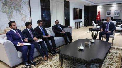 Bakan Fidan, Katarlı mevkidaşı Al-Khulaifi ile bir araya geldi