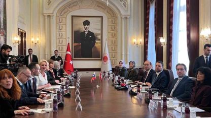 Adalet Bakanı Gürlek, Slovenya Ulusal Meclis Başkanı Zupancic ile bir araya geldi