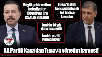 AK Partili Kaya’dan Tugay’a yönetim karnesi!