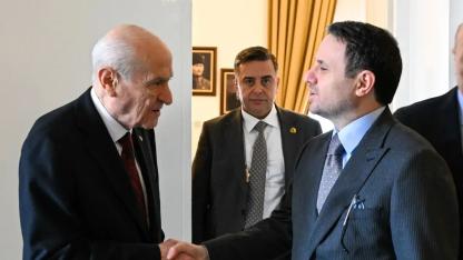 Akın Gürlek, Devlet Bahçeli'yi ziyaret etti