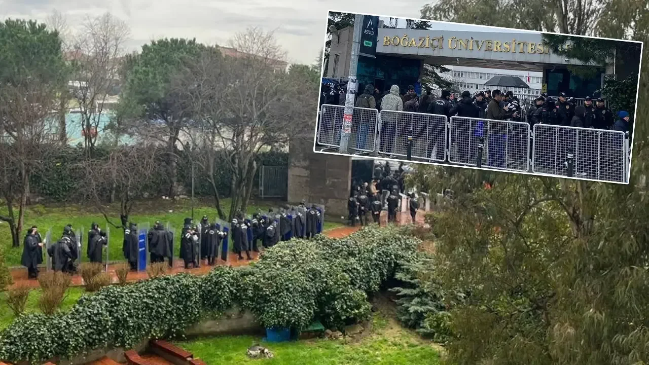 Boğaziçi Üniversitesi'nde 'Erdoğan' önlemleri... Öğrencilerin kampüse girişi yasaklandı: Gözaltılar var!
