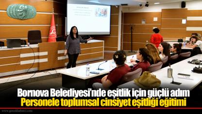 Bornova Belediyesi’nde eşitlik için güçlü adım