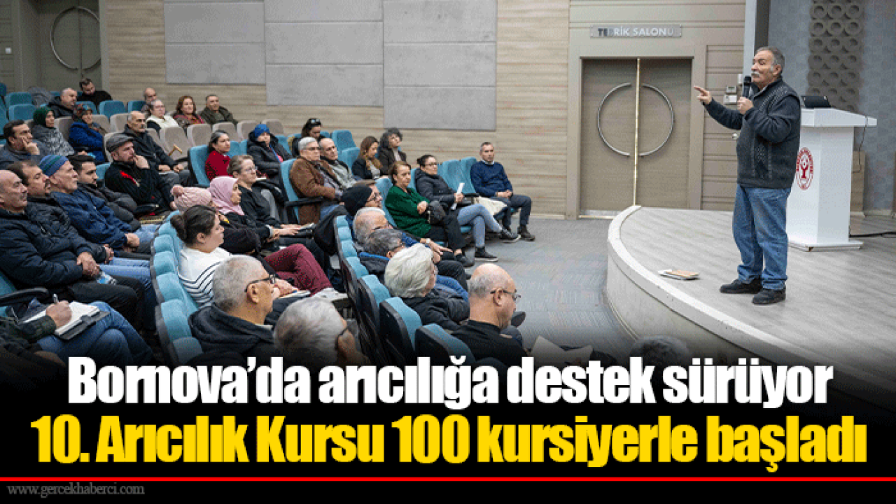 Bornova’da arıcılığa destek sürüyor