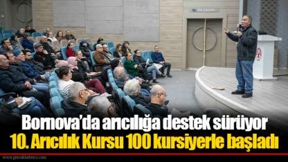 Bornova’da arıcılığa destek sürüyor