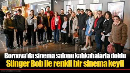 Bornova’da sinema salonu kahkahalarla doldu