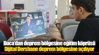 Buca’dan deprem bölgesine eğitim köprüsü