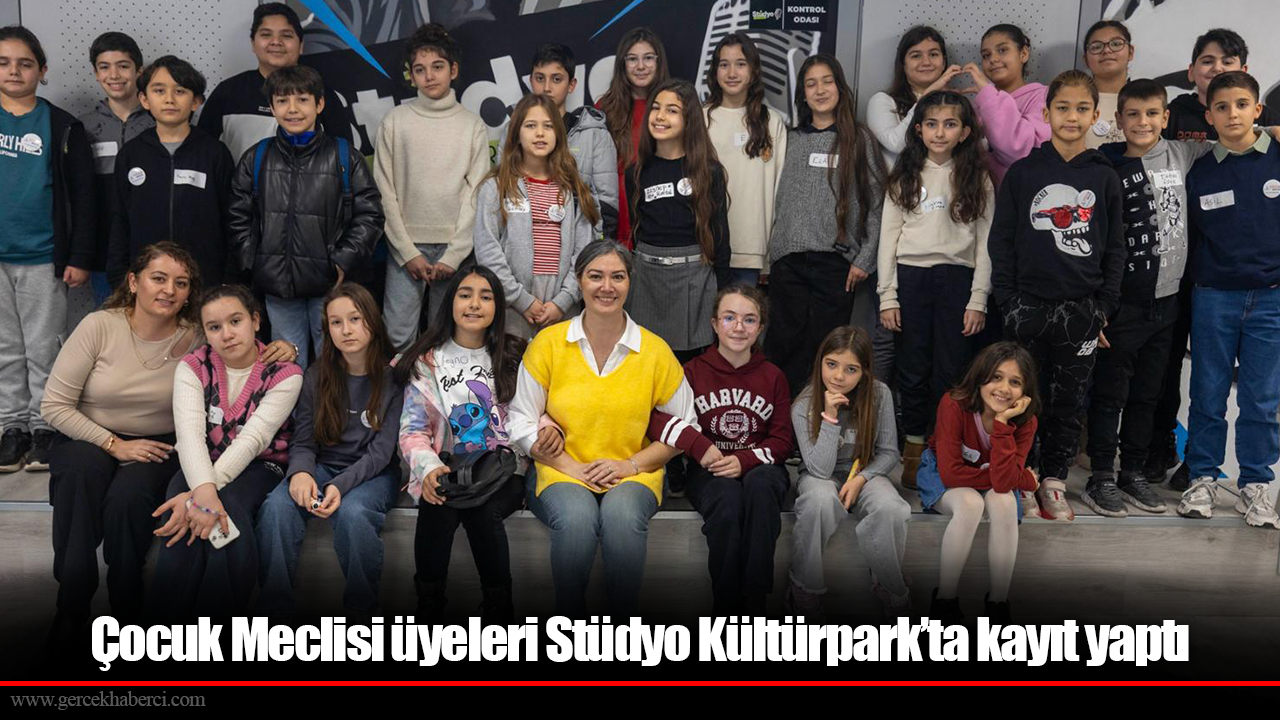 Çocuk Meclisi üyeleri Stüdyo Kültürpark’ta kayıt yaptı