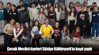 Çocuk Meclisi üyeleri Stüdyo Kültürpark’ta kayıt yaptı