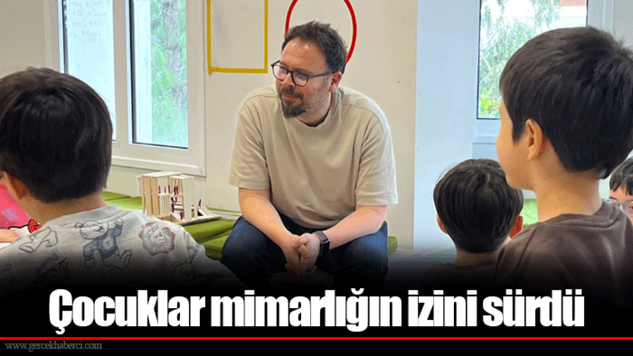 Çocuklar mimarlığın izini sürdü