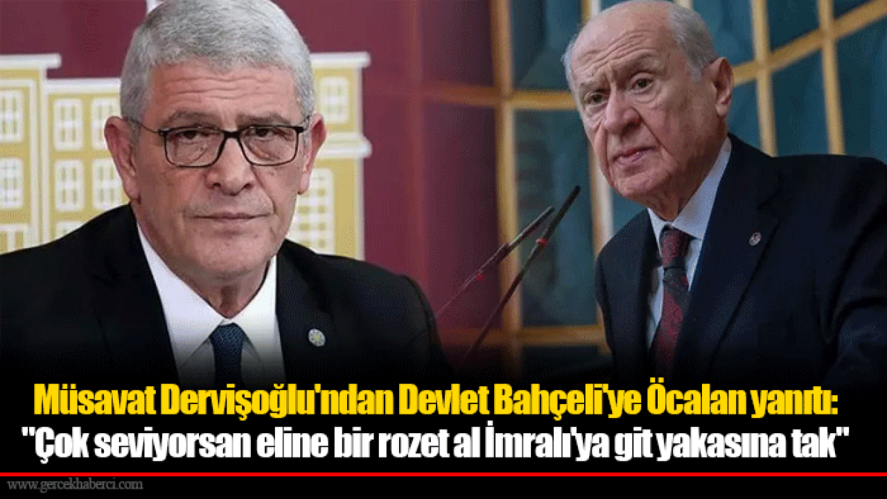Dervişoğlu çok sert yüklendi: Çok seviyorsan rozeti tak, eş başkan olarak yanına al"