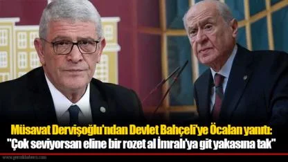 Dervişoğlu çok sert yüklendi: Çok seviyorsan rozeti tak, eş başkan olarak yanına al"