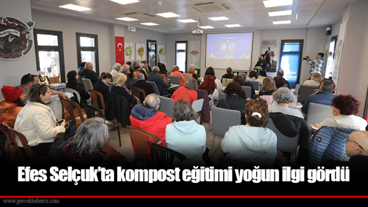 Efes Selçuk’ta kompost eğitimi yoğun ilgi gördü