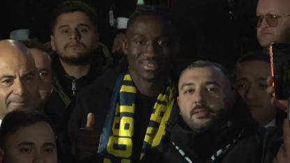 Fenerbahçe'nin yeni transferi Sidiki Cherif, İstanbul'da