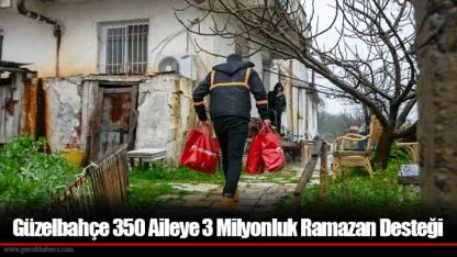 Güzelbahçe 350 Aileye 3 Milyonluk Ramazan Desteği