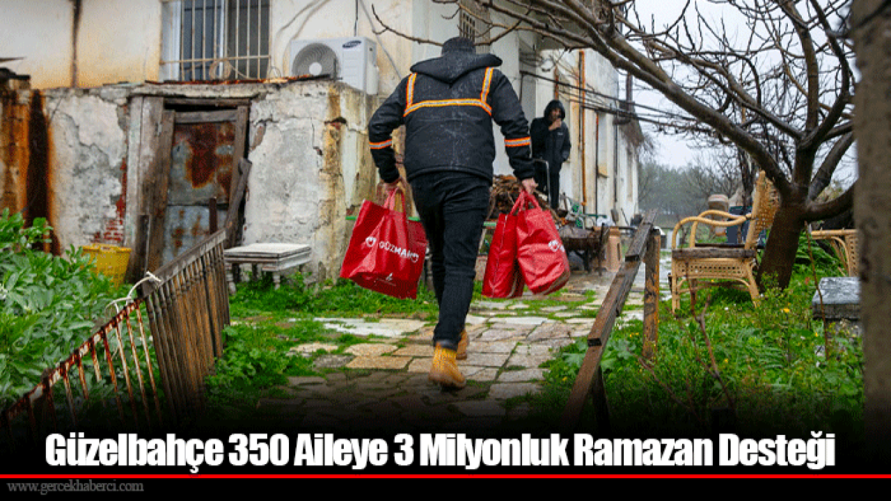 Güzelbahçe 350 Aileye 3 Milyonluk Ramazan Desteği