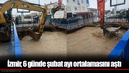 İzmir, 6 günde şubat ayı ortalamasını aştı