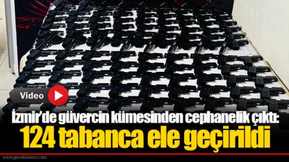 İzmir’de güvercin kümesinden cephanelik çıktı: 124 tabanca ele geçirildi